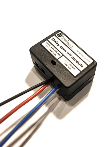 Mini 12v delay off - mini,