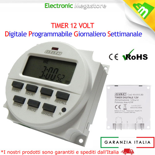 Timer digitale programmabile - timer,