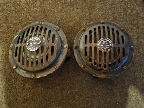 Coppia clacson 12v epoca - clacson,