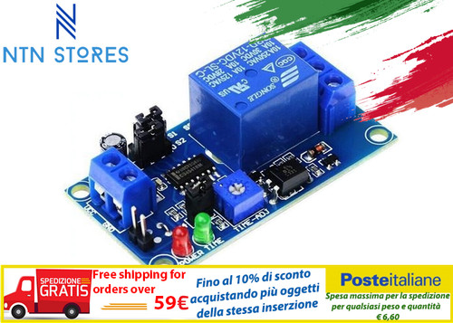 Rele relay temporizzatore - , 12v